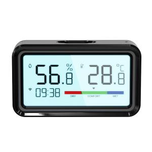 Wholesale Tuya ZigBee Hygrometer and Thermometer Sensor, Wireless Remote Monitoring via App, Compatible with Alexa and Google Home for Smart Home Automation from china suppliers