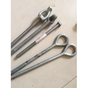 Wholesale Galvanized Oval Eye Bolts 3/4&quot; transmission line hardware from china suppliers