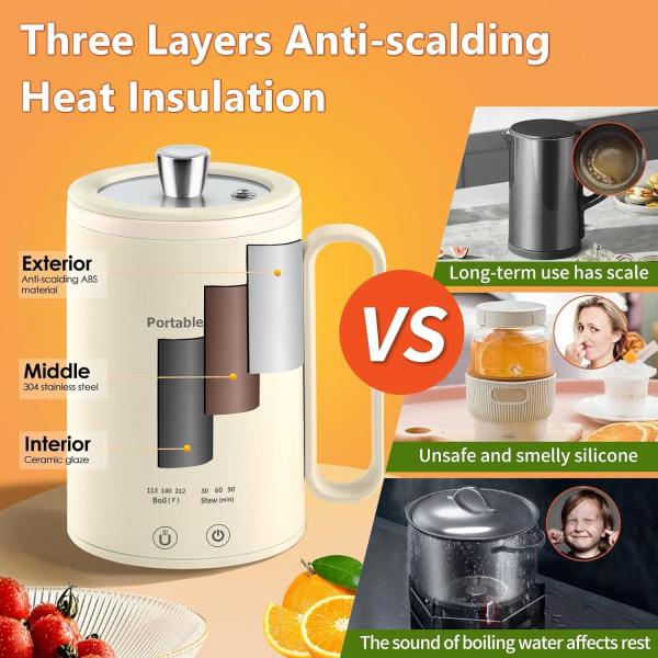 Glass Electric Tea Kettle With ProntoFill Tech