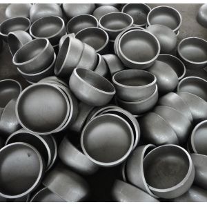 STD SCH40 SCH80 SCH160 Butt Welded Cap Fitting Black Paint ASME B16.9