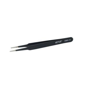 Buy cheap Anti Static Hand Tool Black ESD Safe Tweezers For Industrial Manufacturing from wholesalers