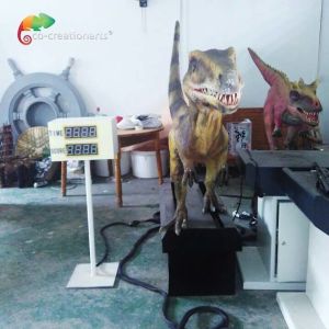 Shooting Realistic Animatronic Dinosaur Equipment To Amusement Park