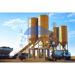 HZS75 Full Automatic Concrete Batch Mix Plant, Ready Mixed Concrete Plant