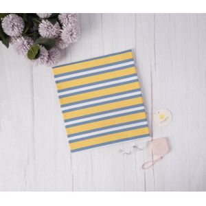 Moisture-absorbent And Breathable Smooth Striped Knit Fabric For T- Shirt