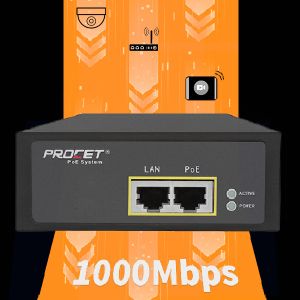 Wholesale 100-240 Vac Input Gigabit Poe Injector With Ip20 High Impact Metal from china suppliers