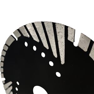 Triangle Protection Teeth Turbo D125 230mm Hot Press Diamond Cutting Disc for