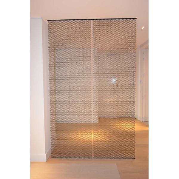 2MM Thickness Square Decorative Woven Wire Mesh For Project