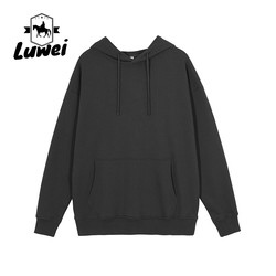 Custom Streetwear Thin Drawstring 350g Sweatshirts Slim Fit Graphic Polyester