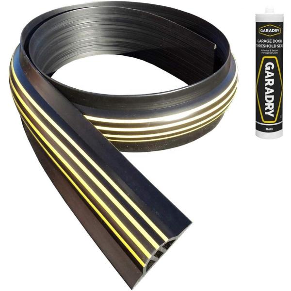 Eco-friendly 30mm Waterproof Garage Door Threshold Weatherstrip Rubber Seal with SILICONE