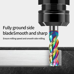 Hot Sales High Precision 3-Flute DLC Coated Carbide Roughing End Mills Milling
