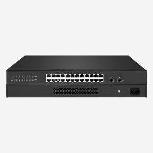 Wholesale 52Gbps IEEE 802.3 Ethernet Protocols Gigabit Smart Switch With 24 RJ45 Ports And 2 SFP Fiber Ports from china suppliers