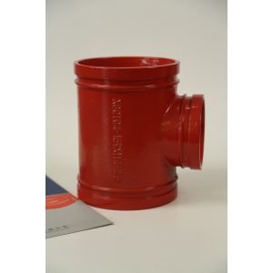 Corrosion Resistance Grooved Tee With Painting Epoxy Coating