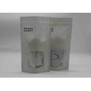 Open Window Kraft Bubble Mailer Copperplate Printing For Shipping Gifts / Wears