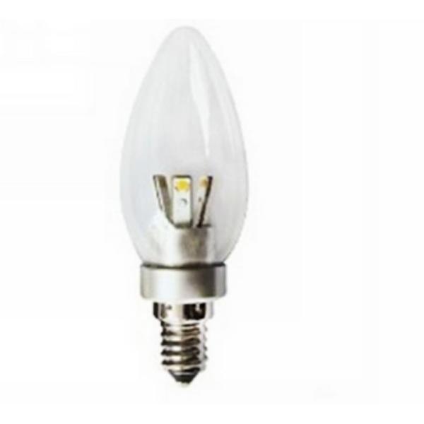 High Luminous 3W 360 Degree tail shade B15 LED Candle Light for office buildings