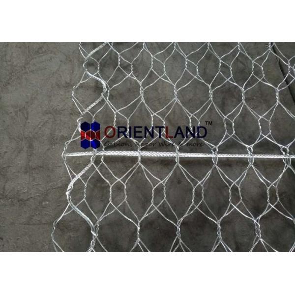 Flexible Gabion Box Soil Stabilization Hexagonal Woven Wire Gabion Mesh Slope