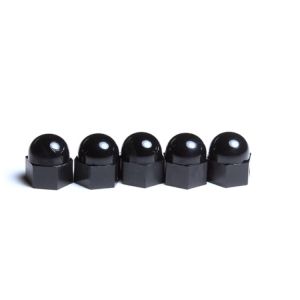 High-Quality M12 & M20 Nylon Dome Cap Nuts Plastic Acron nuts Custom Black white