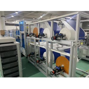 Trapezoid Bag Servo Rotation, Primary Filter Bag Machine, Non-woven Bag Making