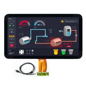 Sunlight Readable 21.5 Inch TFT LCD Display With USB Touch Screen, China