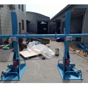Jack Support Cable Drum / Heavy Load Hydraulic Type Cable Reel Stand 2 Buyers