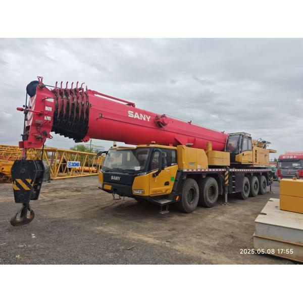 2023 SANY Used Crane 160 Ton 8 Section Boom, 2 Engines, 88m Main Boom, 17.5m Jib