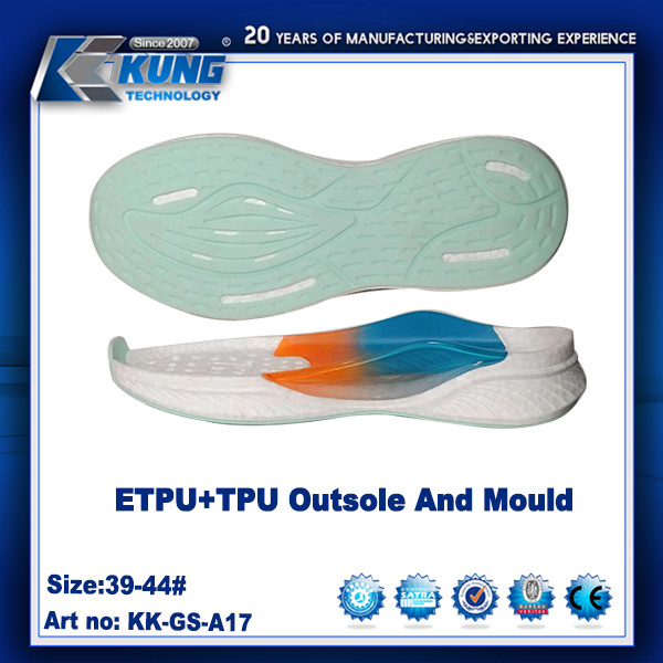 TPU / ETPU Rubber EVA Outer Sole Customized Nontoxic Sneaker Outsole