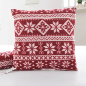 Machine Washable Fleece Blanket And Pillow Polar Breathable Christmas Soft