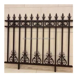 Hot Dipped Galvanized Powder Coated Iron Fence for Home Garden Ornamental and