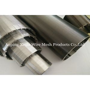 Wastewater Treatment Wedge Wire Johnson Screen Pipe Diameter 16"