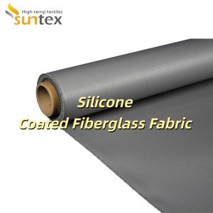 Splash Proof Spark Resistant Weatherproof Silicone Coated Fiberglass Fabric