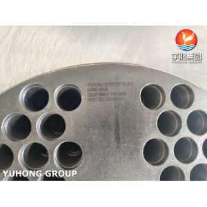 ASTM A36 / ASME SA36 Forged Carbon Steel Plate Support Plate for Heat Exchanger