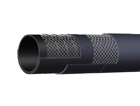 Abbott Rubber 150-1275 PSI Aluminum Suction Hose Enhanced With Synthetic Steel
