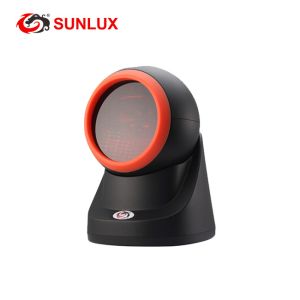 China Auto Scanning Omnidirectional Laser Barcode Scanner Black Shell CE Approval on sale