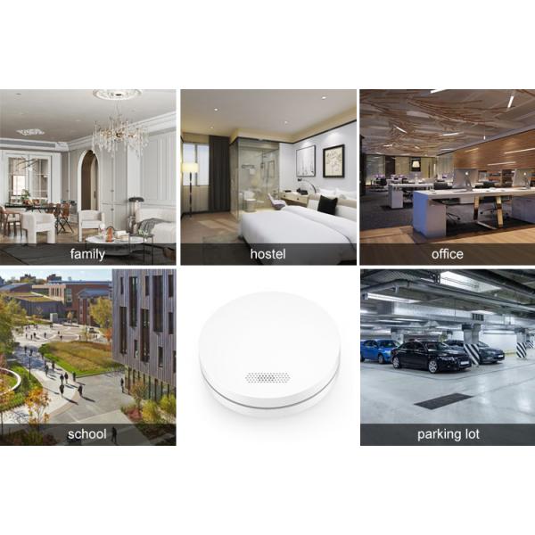 10 Years ABS Fireproof Materials Security Interconnected Smoke Alarm Smoke Chief Alarm