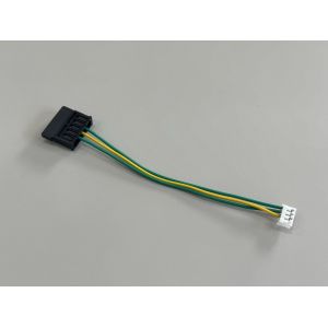 SATA power to 4-pin PCB connector wire cable, signal and power transmission