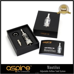 Wholesale Aspire Nautilus Clearomizer with Bottom Dual Coil