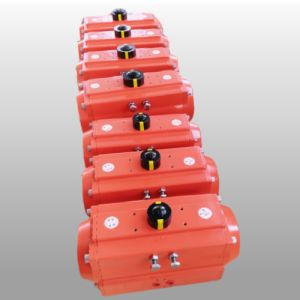 China Rack & Pinion Actuator Epoxy Painting Pneumatic Valve Actuator Corrosion Resistance on sale