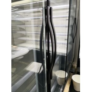 Double Glazed Glass Door Multideck Display Fridge Refrigerated Multideck Cabinet