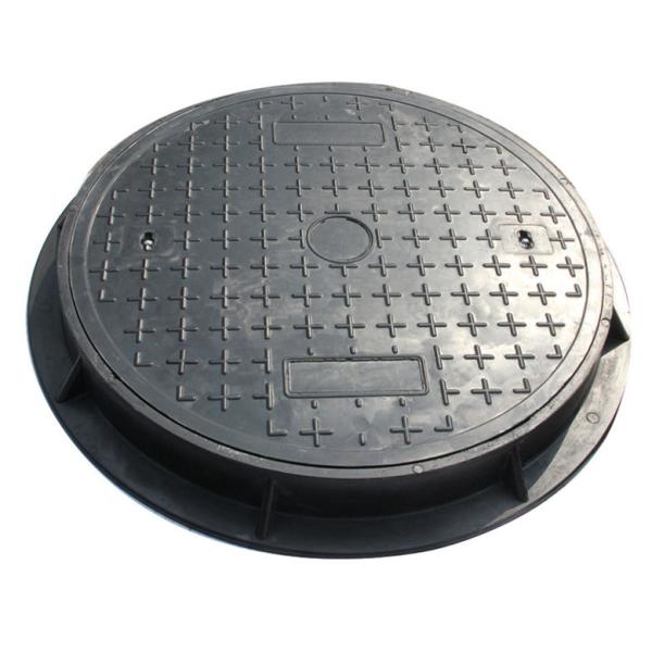 Quality Round SMC Manhole Covers With Lockable Mechanism Load Capacity Up To 40 Tons for sale