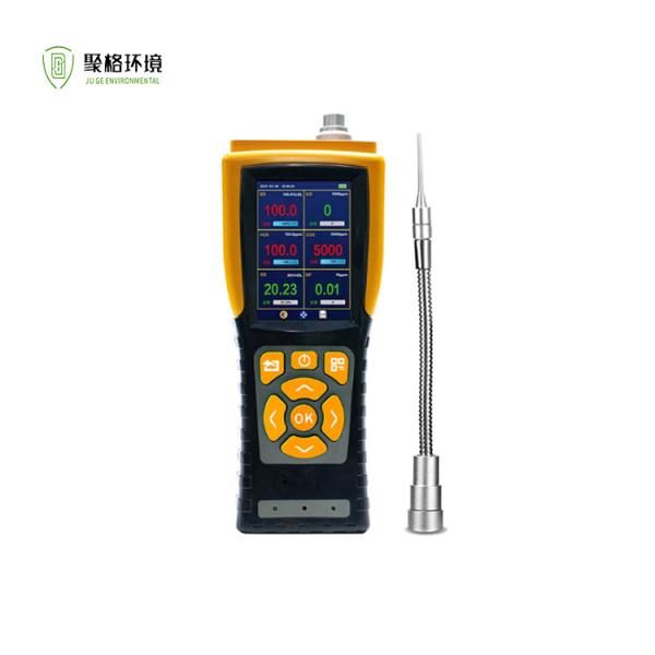 Quality Pumping Portable Gas Detector Device OEM Multi Gas Ammonia CO2 Ex O2 H2S CO Splash Proof for sale