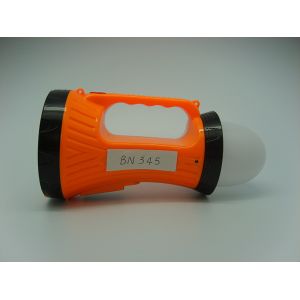 BN-345 Plastic Bulb Torchlight Moveable Electric LED Flashlight Torch