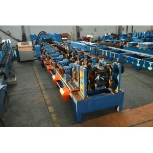 18-20Mpa Gcr 15 Z Purlin Roll Forming Machine With 15 Rows Rollers / PLC Vector