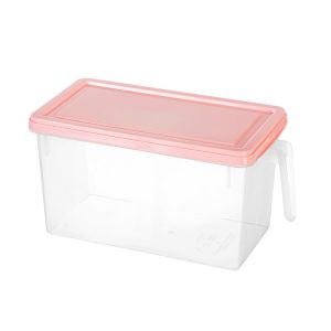 KingWell Rectangle Fridge Stackable Plastic Storage Box Containers