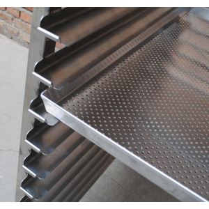 Customized 20layer 1.8m SGS Stainless Steel Rack Trolley