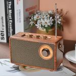 Convenient Portable Clock Radio with Built-In Speaker and AM / FM Function