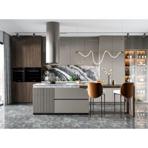 Modern Kitchen Cabinet With Blum / Hettich / DTC Hardware Parts
