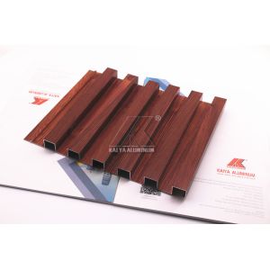 3d Simulating Wood Grain U Shaped Aluminum Profile For Ceiling
