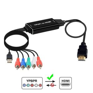 RCA RGB YPbPr To HDMI Converter 60Hz Video Audio Adapter
