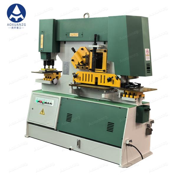 Multifunctional Q35Y-20 Ironworker Machine Hydraulic Punching Shearing Notching