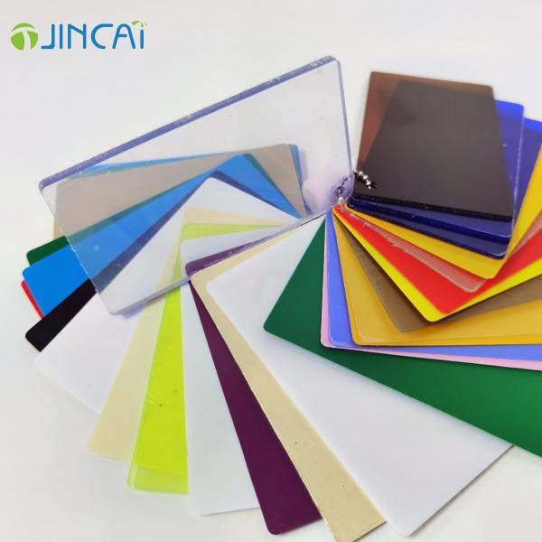 JINCAI 0.15mm 0.3mm 0.8mm thermoforming plastic transparent rigid clear pvc sheet with both sides protective film