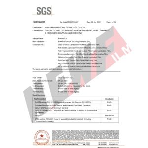 BOPP Gloss / Matte Thermal Lamination Roll Film Good At Color Duplication For